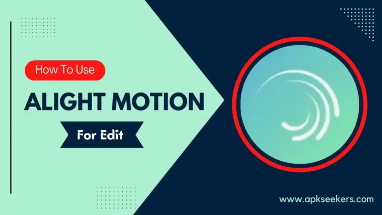 How To Use Alight Motion App (Viedo Editing Guide)