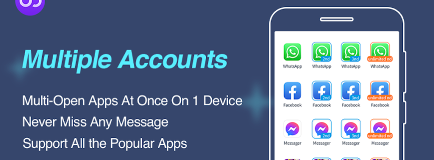 Multiple Accounts:Parallel App