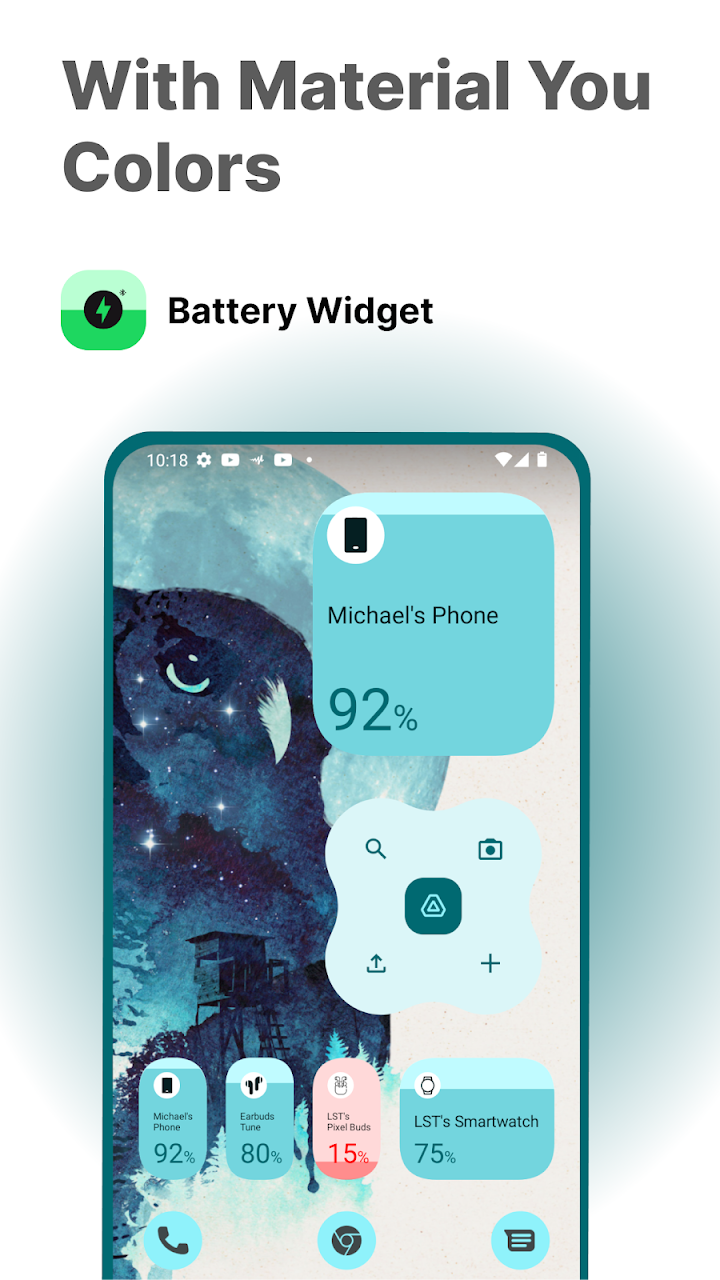 Battery Widget APK screenshot