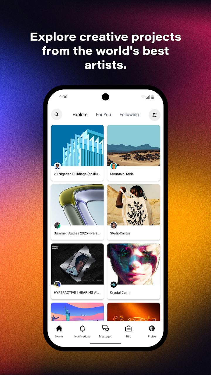 Behance APK screenshot