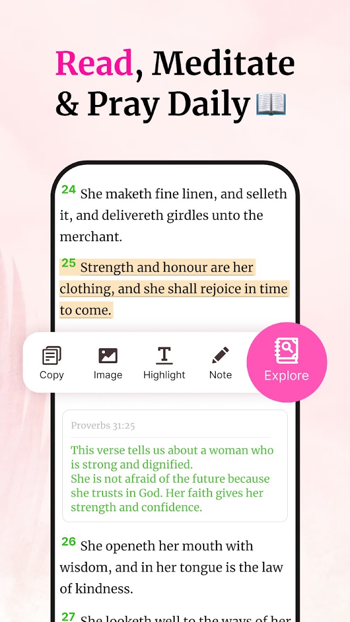 Bible For Women-Holy Bible KJV APK screenshot