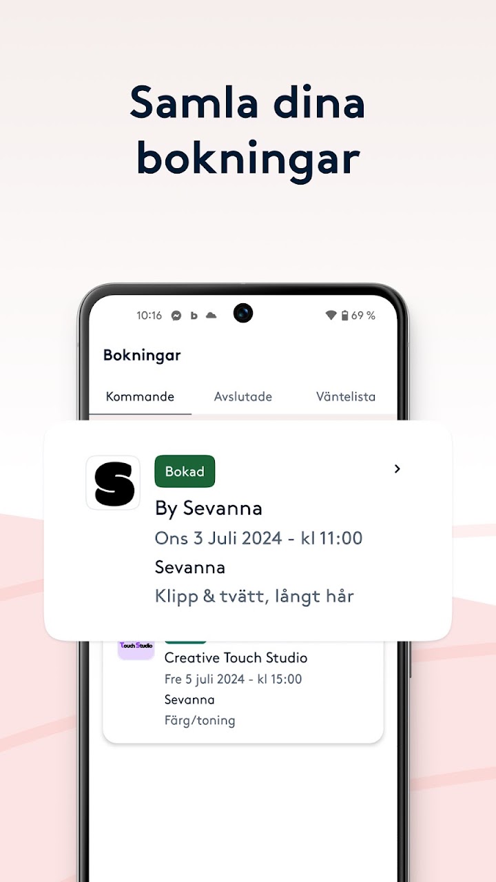 Bokadirekt APK screenshot