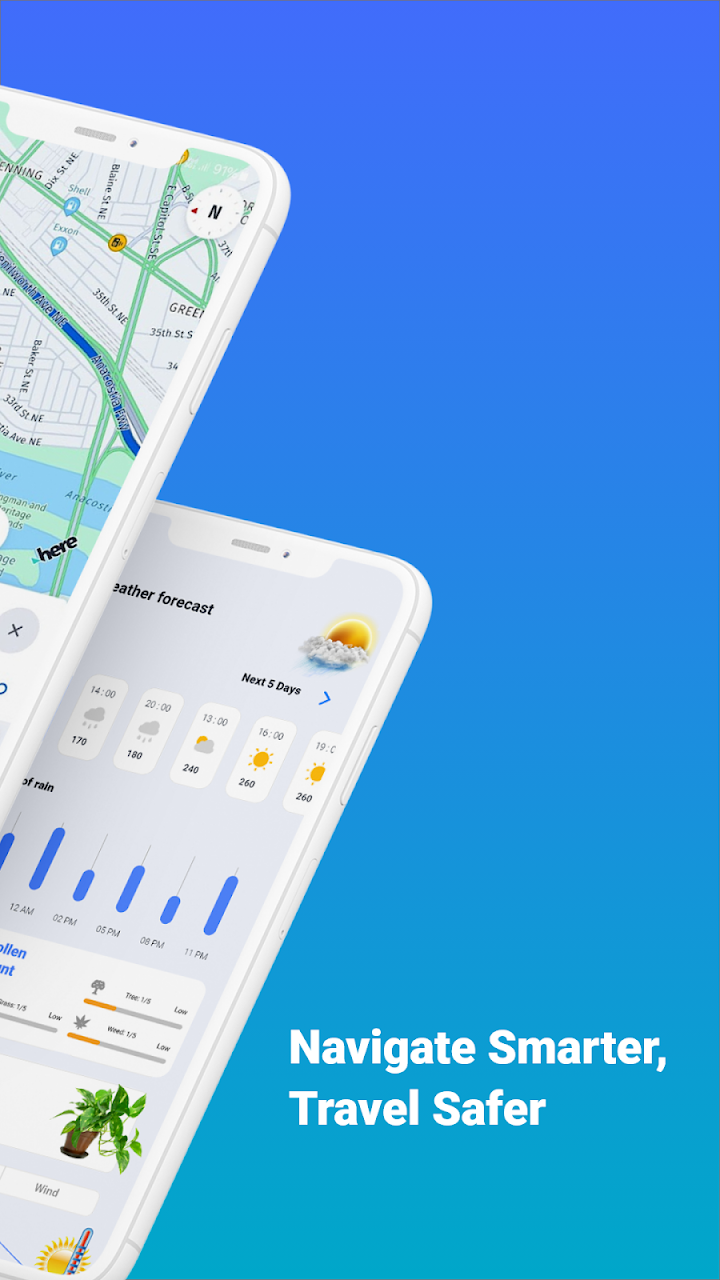 GPS+ Maps, Navigation, Traffic APK screenshot