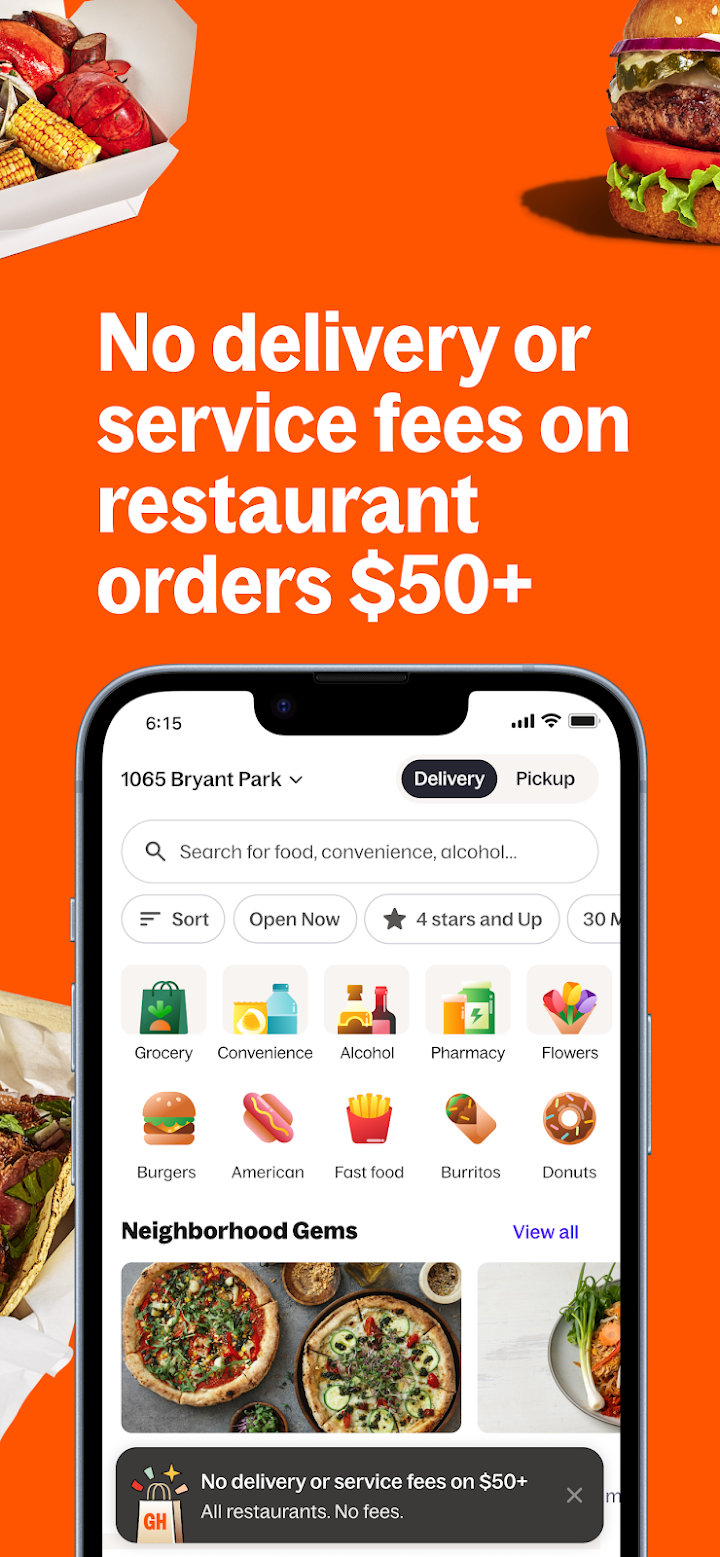 Grubhub APK screenshot