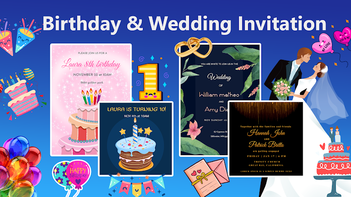 Invitation card Maker, Design APK screenshot