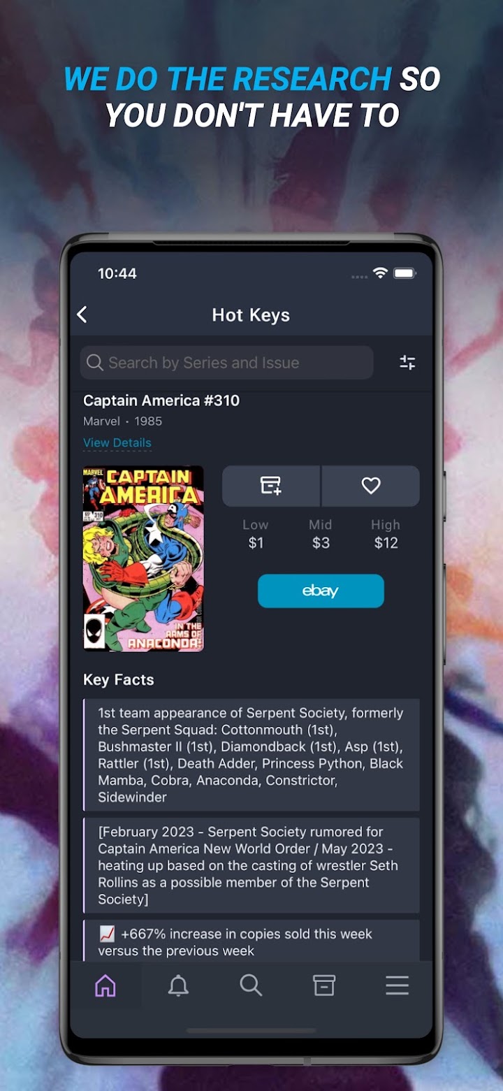 Key Collector Comics APK screenshot