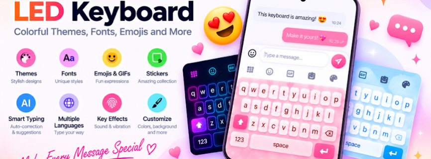 LED Keyboard Neon Themes