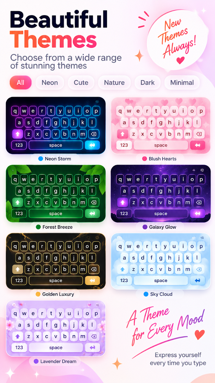 LED Keyboard Neon Themes APK screenshot