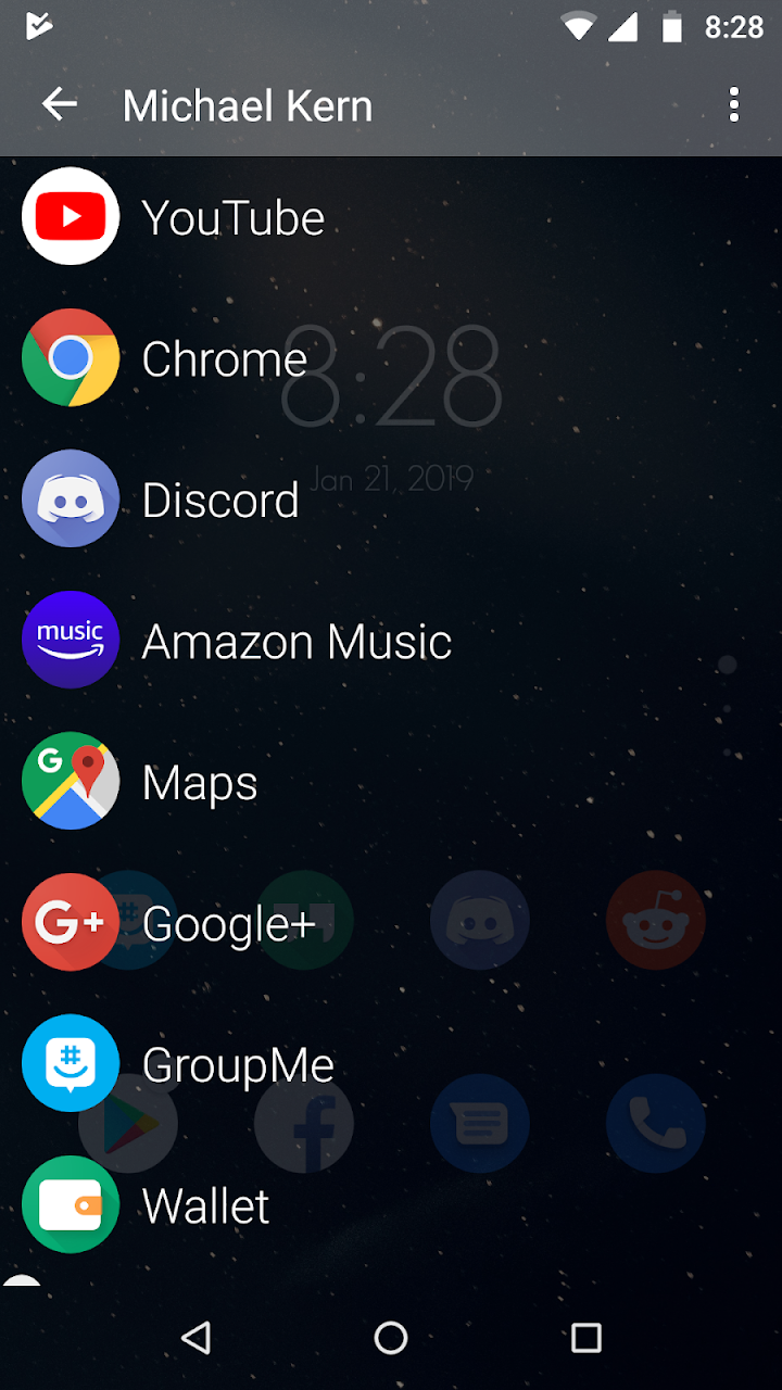 Lucid Launcher Demo APK screenshot