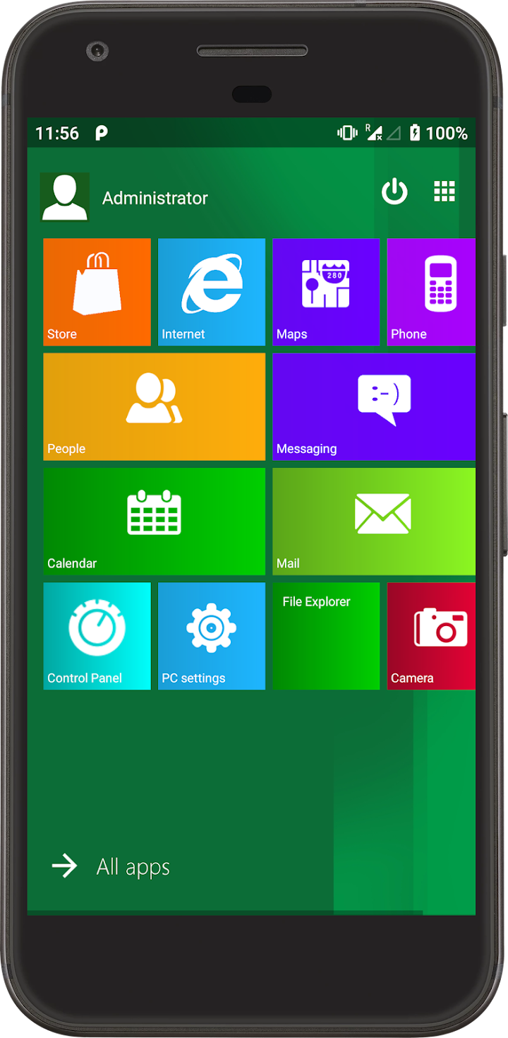 Metro UI Launcher 10 APK screenshot