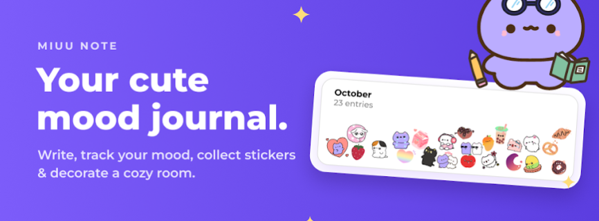 Miuu Note: Cute Diary Journal
