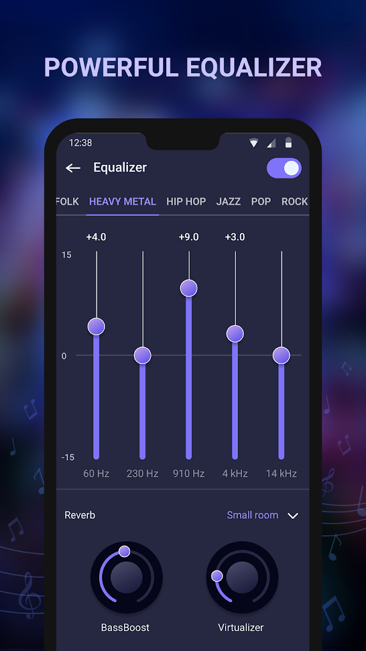 Music player and mp3 player APK screenshot