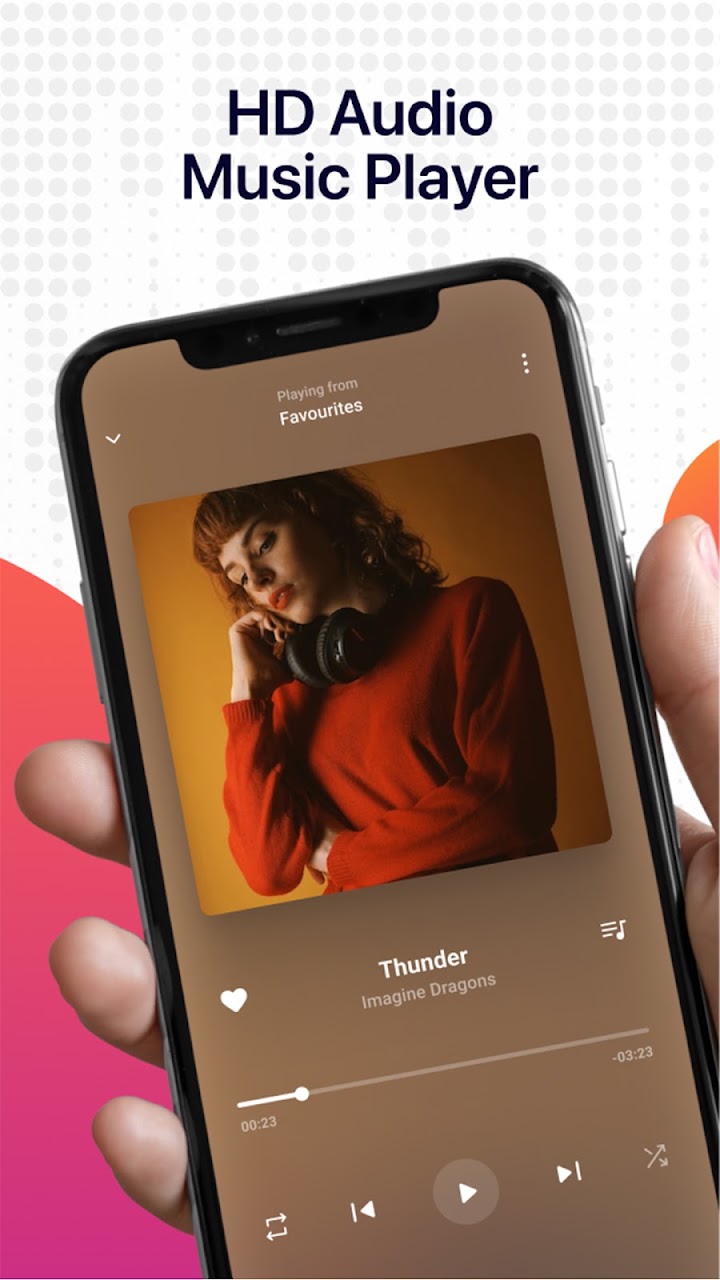 Muzio I Music Player and APK screenshot