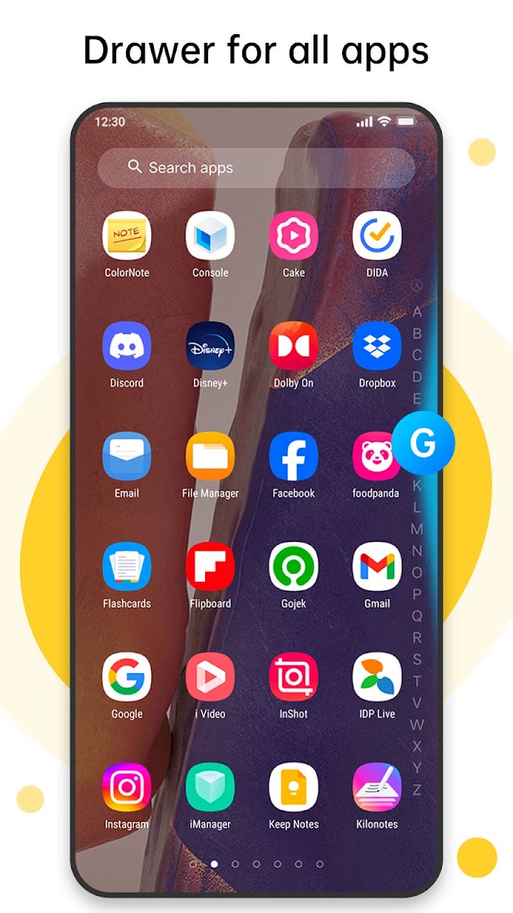 Perfect Galaxy Note20 Launcher APK screenshot