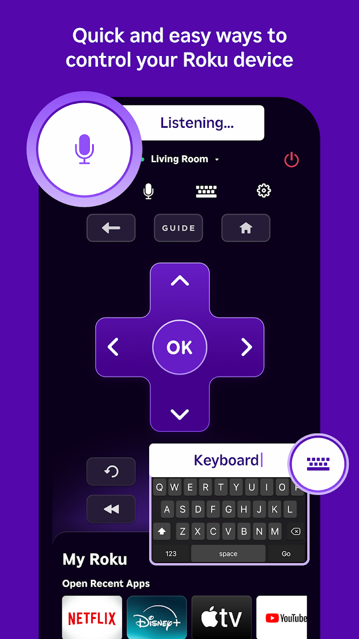 Roku Remote (Official) APK screenshot