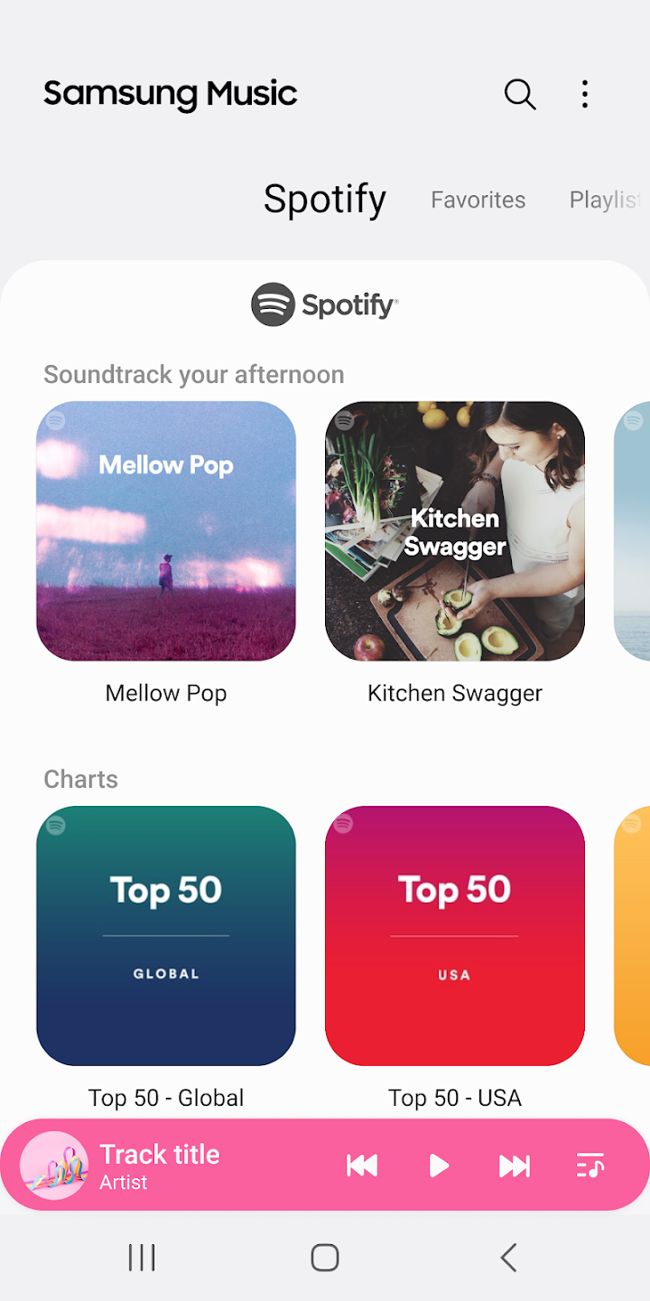 Samsung Music APK screenshot