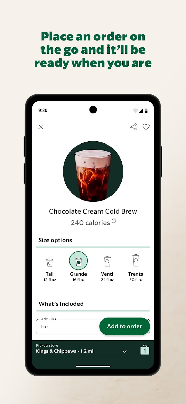 Starbucks APK screenshot