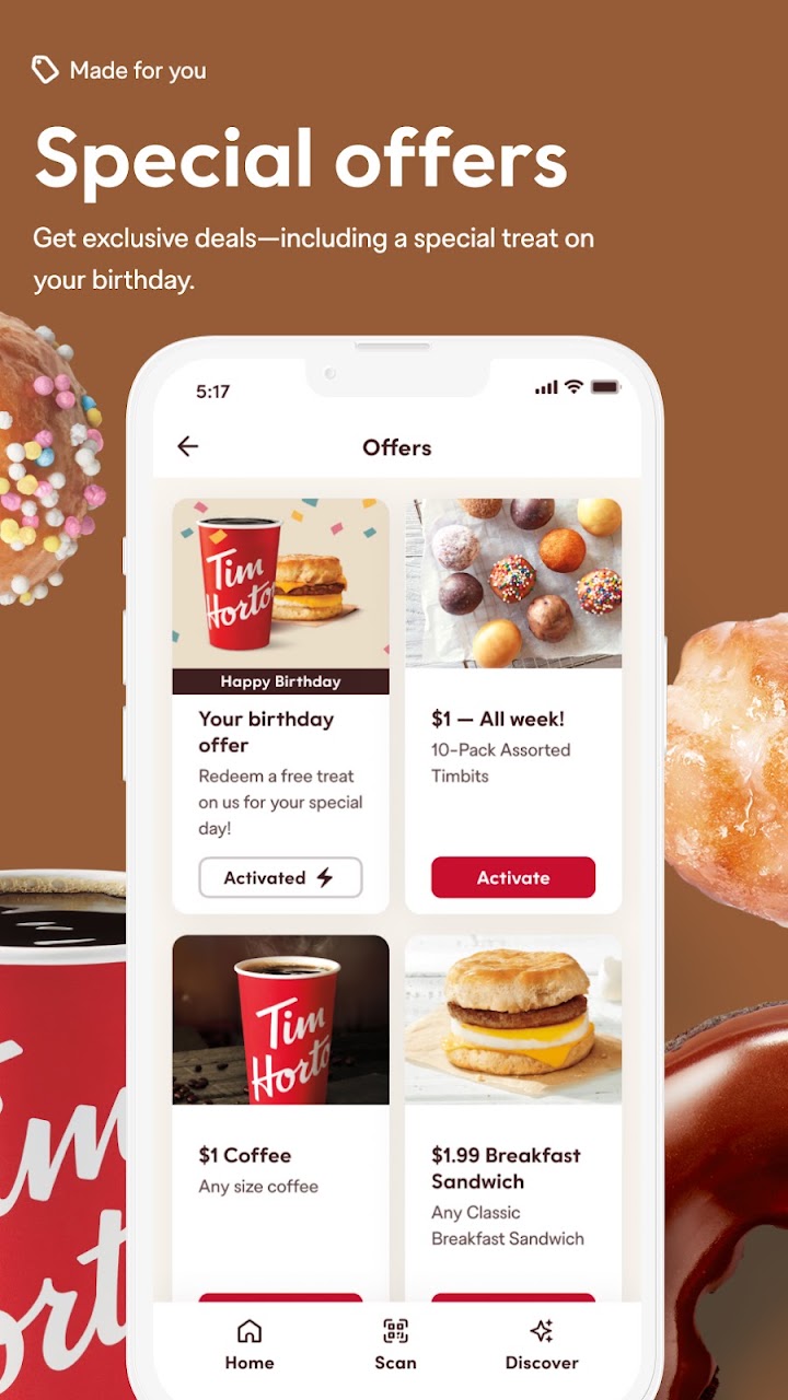 Tim Hortons APK screenshot