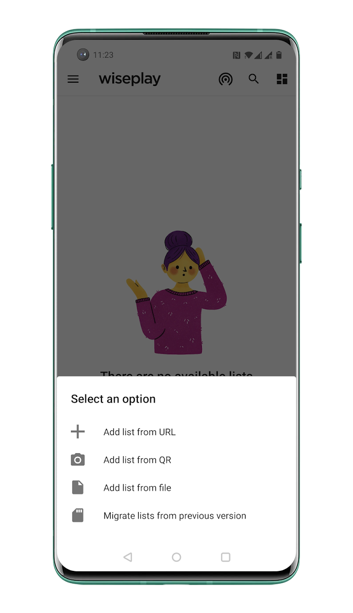 Wiseplay APK screenshot