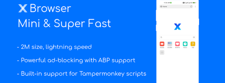 X Browser -Light & Super fast