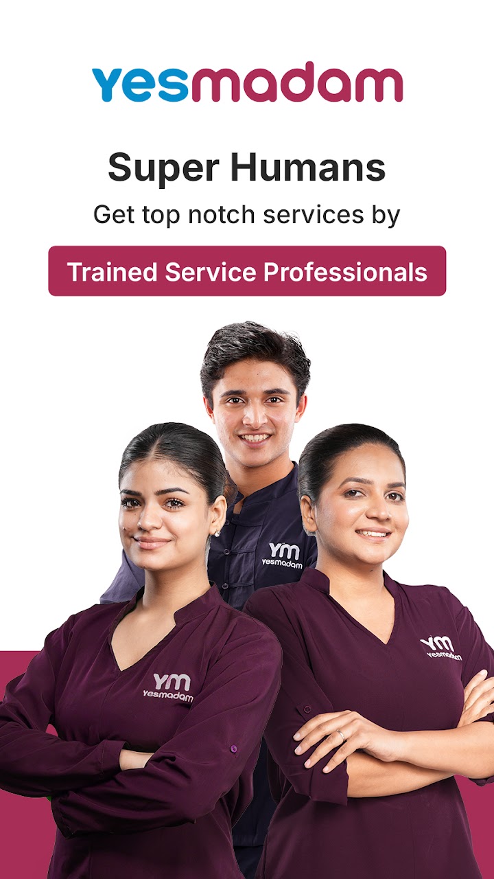 YesMadam Salon and Spa at APK screenshot